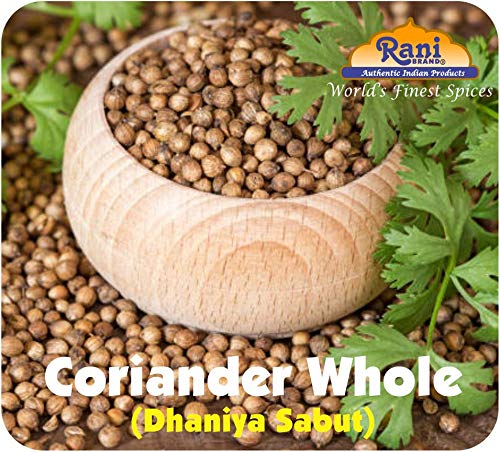 Rani Coriander (Dhania) Seeds Whole, Indian Spice 17.5Oz (1.1Lbs) 500G Pet Jar ~ All Natural | Gluten Friendly | Non-Gmo | Vegan | Indian Origin