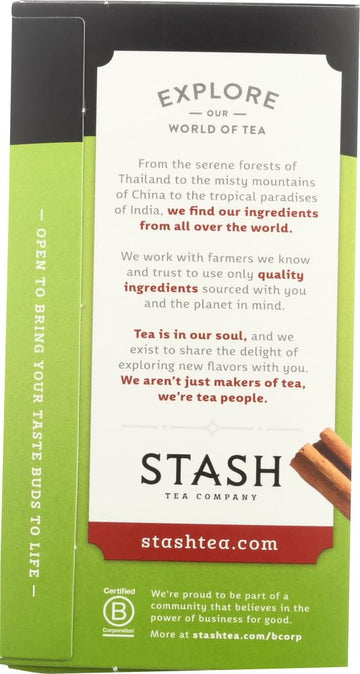 Stash Tea Chai Green Tea, 20 Ct, 2 Pk