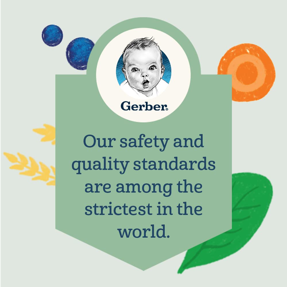Gerber Baby Food 2Nd Foods, Dinner, Chicken Noodle Puree, 4 Ounce Tubs, 2-Pack (Pack Of 8)