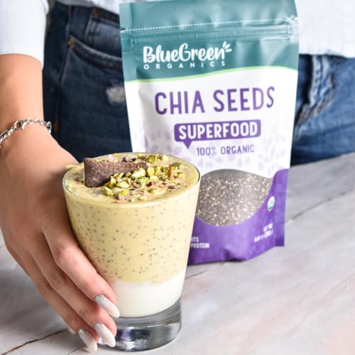 Blue Green Chia Seeds, 17.63 Ounce