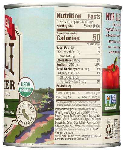MUIR GLEN Organic Mild Chili Starter with Bell Peppers, 28 OZ