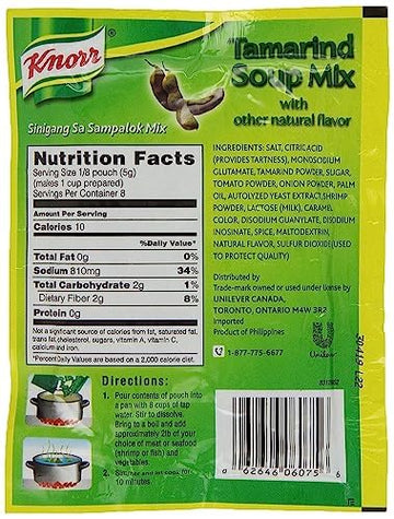 Knorr Tamarind Soup Mix (Sinigang Sa Sampalok Mix), 1.41Oz (40G) (Pack Of 4)