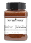 Raw Essentials Mexican Mole Seasoning - Savory & Sweet, 9 Ounce Bottle, Ideal for Sauces & Marinades, Brown