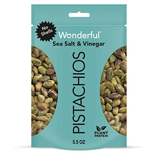 Wonderful Pistachios No Shells, Sea Salt & Vinegar, 55 Oz Bag