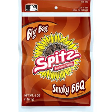Spitz Smoky Sunflower Seed, Bbq, 6-Ounce (Pack Of 12)