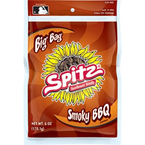 Spitz Smoky Sunflower Seed, Bbq, 6-Ounce (Pack Of 12)