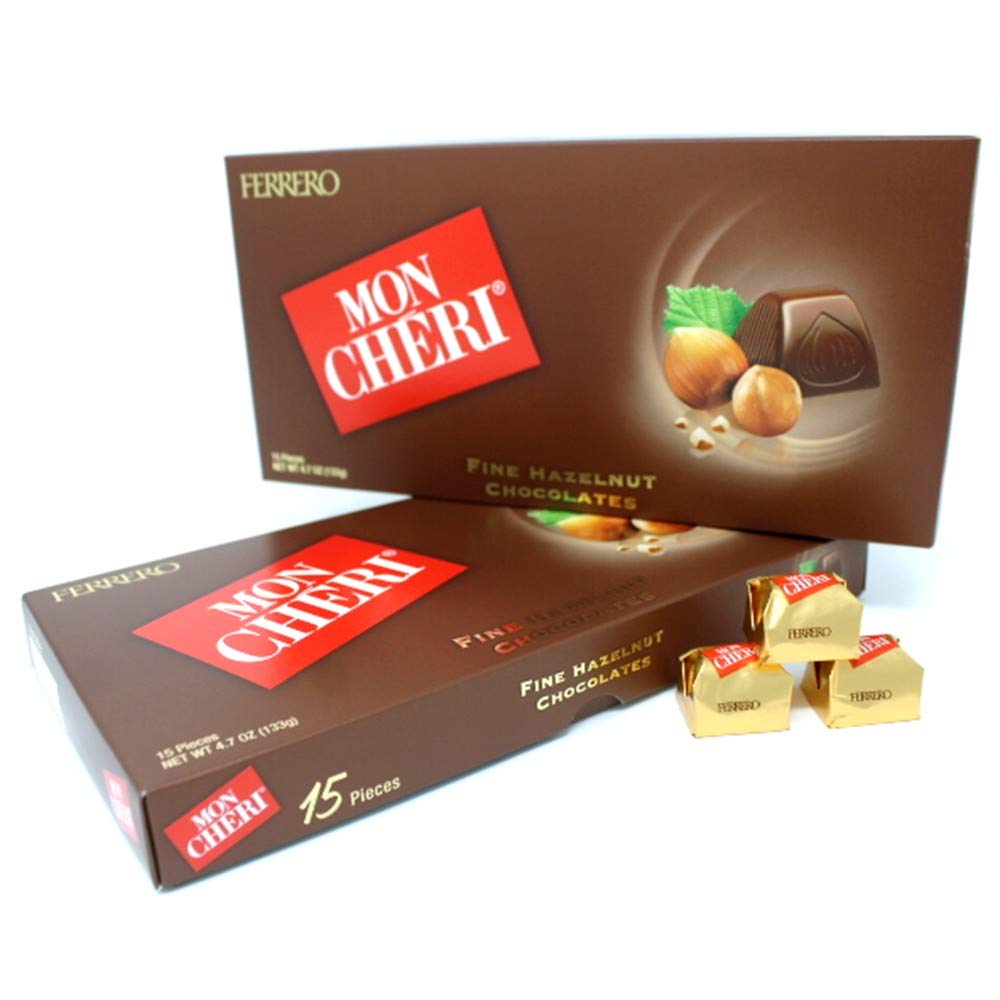 Ferrero Mon Cheri Hazelnut Chocolates 15 Pieces (Single Pack) (2)