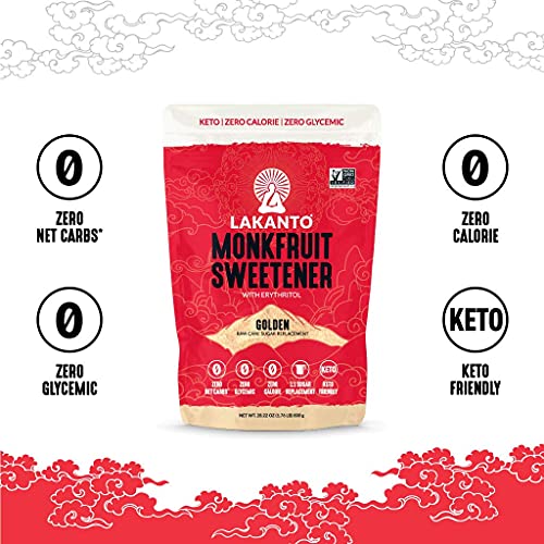 Lakanto Lakanto Monkfruit Sweetener With Erythritol - Case of 8 - 28.22 OZ(D0102HXPQIU.)