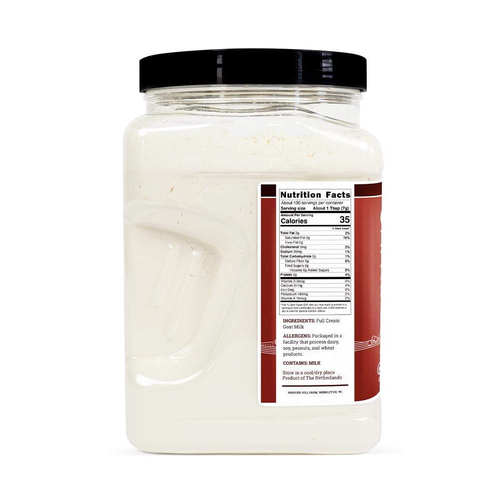 Hoosier Hill Farm Goat Milk Powder, 2LB (Pack of 1)