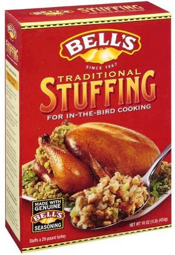 Bells Traditional Stuffing Mix, 12 oz Box - Classic New England Recipe - Made with Bells Seasoning - Ideal for Poultry, Pork &