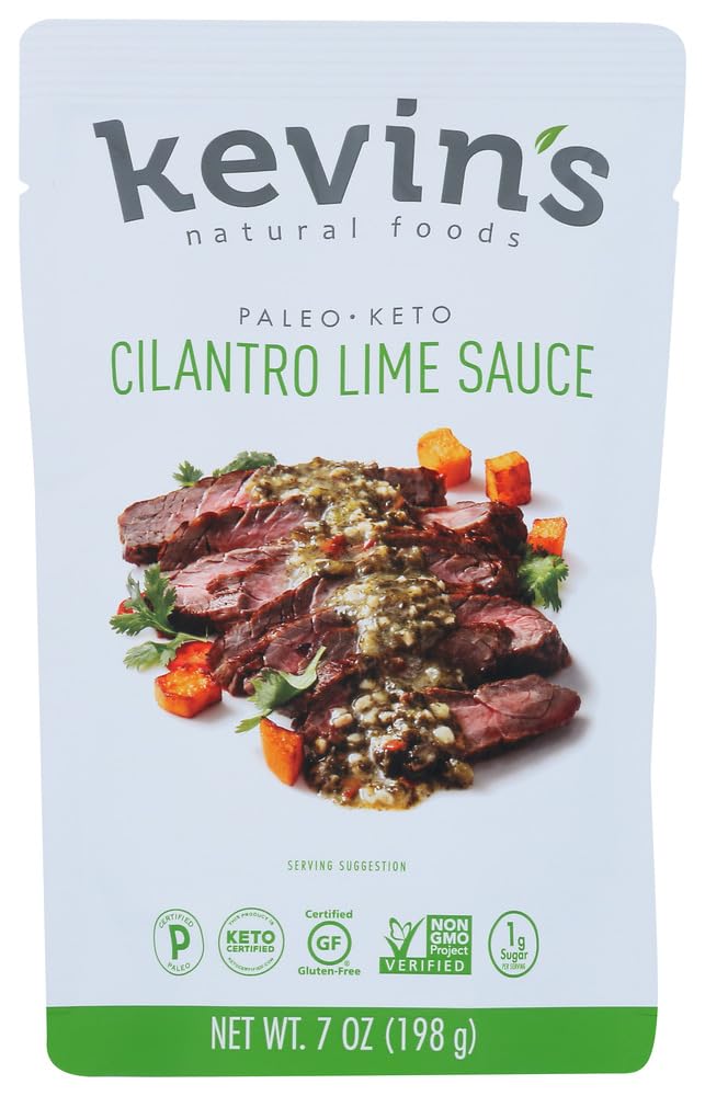 Kevins Natural Foods, Cilantro Lime Sauce, 7 oz (198 g)