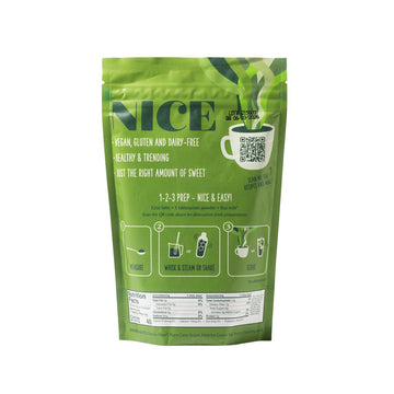 Two Leaves And A Bud Nice Matcha Latte Blend (36 Servings), Japanese Matcha Green Tea Powder, 1 Resealable Bag, 1.1Lb (500G)