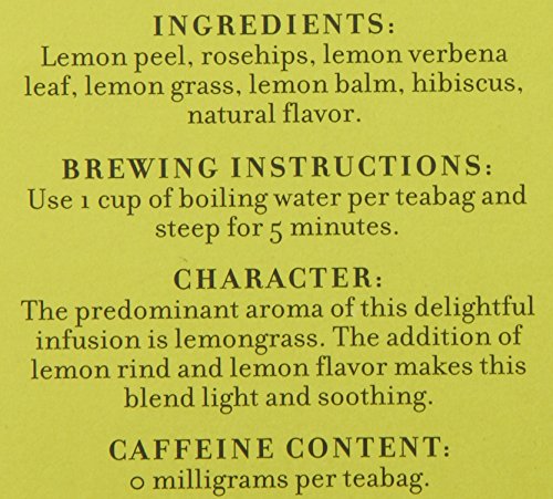 Harney & Sons Herbal Tea, Lemon, 50 Tea Bags