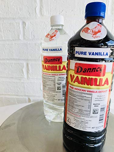 Danncy Pure Vanilla Extract From Mexico 33Oz Each 2 Plastic Bottle Lot Sealed