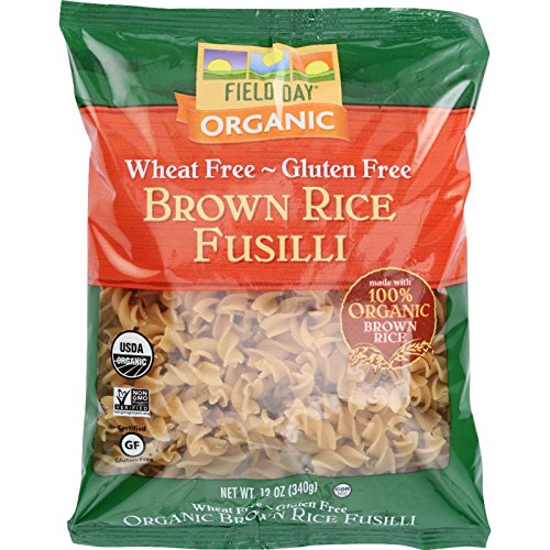 Field Day Pasta Organic Brown Rice Fusilli, 12 Count