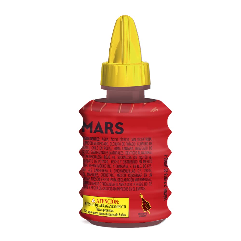 Lucas Gusano, Chamoy Flavor Hot Liquid Candy, 1.27Oz, 10-Count