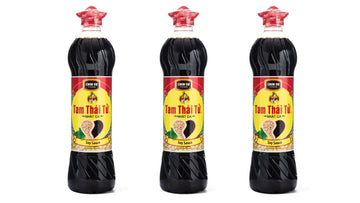 Generic 3 Packs - Tam Thai Tu Soy Sauce - Nuoc Tuong Tam Thai Tu - 650 ml per Bottle x 3 Bottles per Order