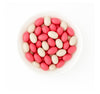 SweetGlob Jordan Almonds Party Colors Hard Candy (1 Pound, Pastel Pink & White (Baby Girl))