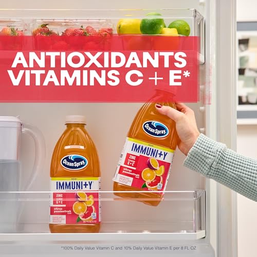 Ocean Spray Immunity Citrus Passionfruit Flavored Juice Drink, 50.7 Fl Oz Bottle (Pack Of 1)