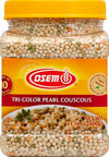 Osem Couscous Pearl Tricolor Can 21, 16 oz