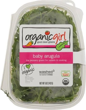 Organicgirl Baby Arugula Greens, Clamshell, 5 Oz