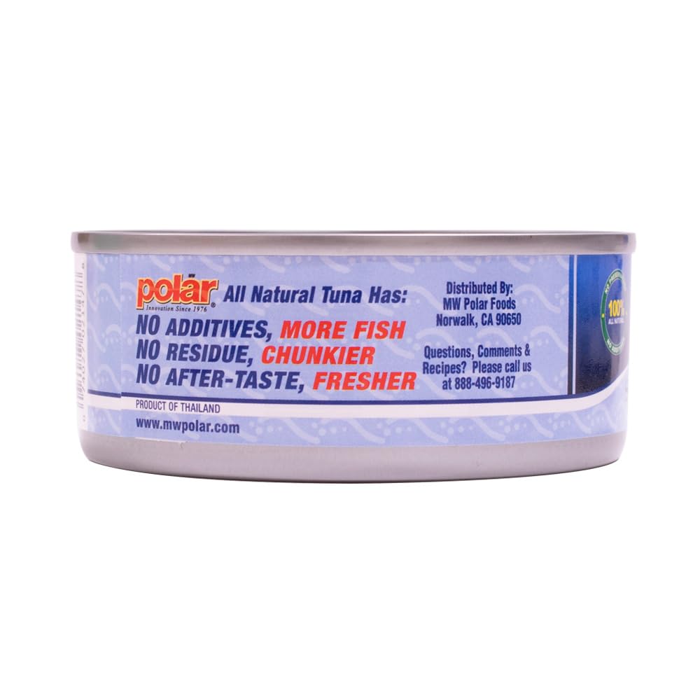 MW Polar Tuna All Natural Solid White Albacore in Water 5 Oz Pack of 24