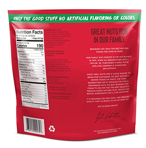Natures Eats Omega 3, Mega Mix Snack Pack, 15 Oz (Pack of 2)