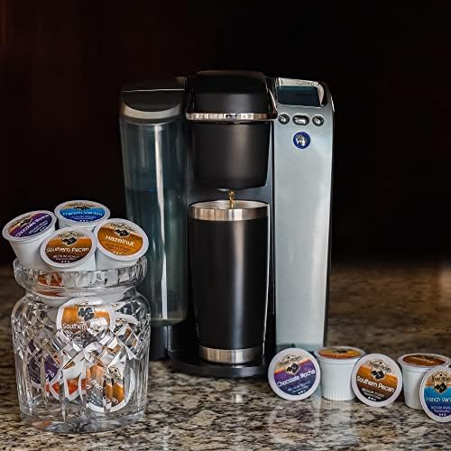 Roast Ridge Single Serve Coffee Pods Variety Pack, 100 Count, Medium Roast, Includes Salted Caramel, Southern Pecan, Hazelnut, Mocha, Vanilla