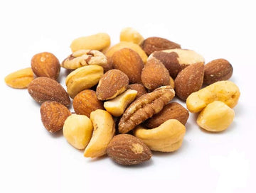 Aiva Roasted & Salted Mixed Nuts Bulk - 2 Lb | Macadamia, Almonds, Cashews, Brazil Nuts, Peanuts & Pistachios