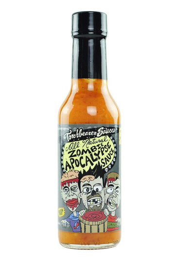 Torchbearer Sauces Hot Sauce Bundle Set, 5 Oz Each: Zombie Apocalypse, Garlic Reaper, & Son Of Zombie