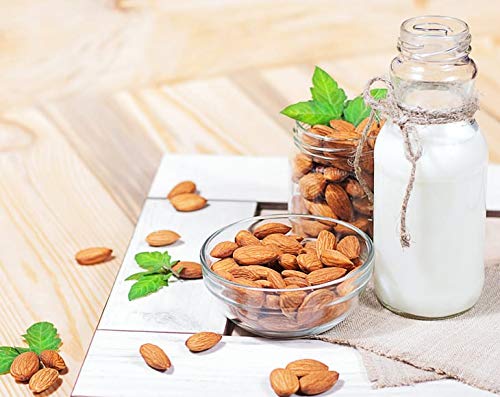 Raw Organic Almonds, 4 Pounds - Non-Gmo, Whole, No Shell, Unpasteurized, Unsalted, Vegan, Kosher, Bulk. Keto-Friendly. Perfect Snack. Rich In Protein, Vitamin E. Great For Almond Milk, Desserts.