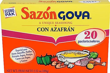 Goya Foods Sazón Seasoning With Azafran, 3.52 Ounce (Pack Of 18)