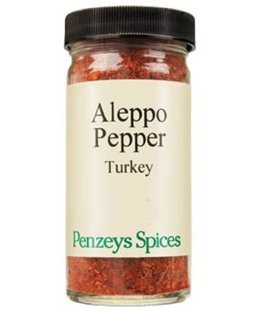 Penzeys Aleppo Pepper 1.9 oz Jar - Gourmet Spice for Flavorful Cooking