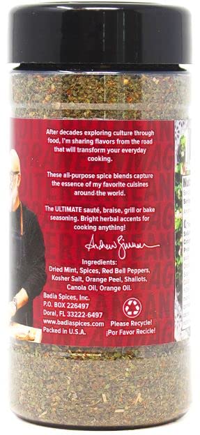 Andrew Zimmern Mediterranean Style Magic Seasoning, Kosher, 4.25 Ounces (Pack Of 6)