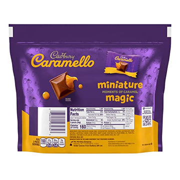 CADBURY CARAMELLO Miniatures Milk Chocolate Caramel Candy Share Pack 8 oz