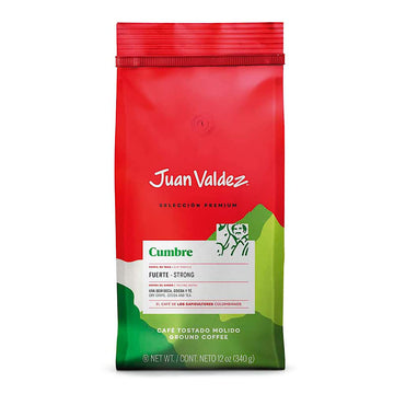 Juan Valdez Cumbre Ground Coffee, Dark Roast 12 Oz - Premium Colombian Coffee - Expert Blend Of Colombian Coffees With Intense Flavors And Dry Fruits Notes