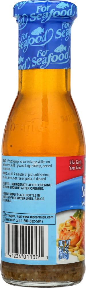 McCormick Scampi Seafood Sauce, 7.5 oz (Pack of 6)