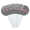 University of Northwestern Ohio Secondary Logo Cupcake Picks Toppers Decoration Set of 6