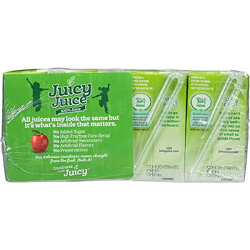 Juicy Juice Apple, 4.23 Ounce Boxes, 8 Count (Pack Of 5)