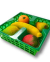 Bergen - Marzipan Fruit, (2)- 5 piece, 4 oz. Baskets