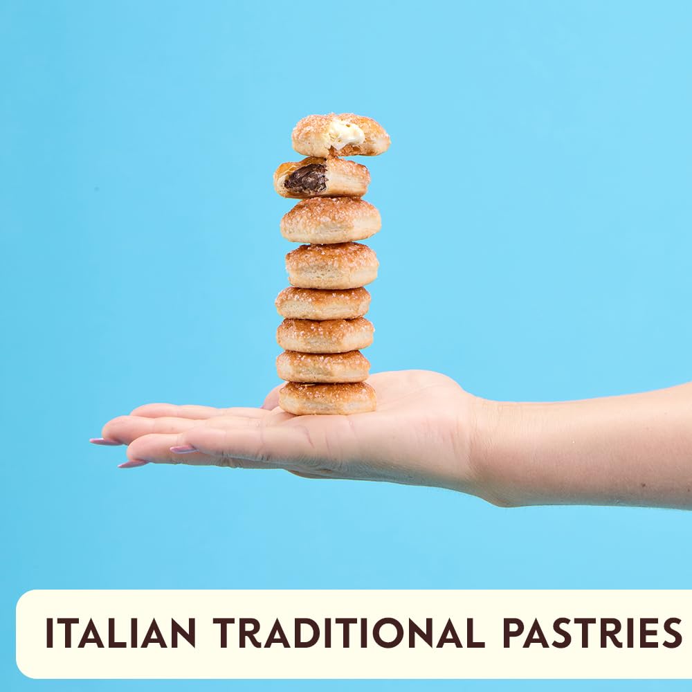 Tesoro Chocolate Cream by Pasticceria Matilde Vicenzi | Puff Pastry Filled with Chocolate | 4.41oz (125g) Box, 4-Pack | Kosher, Made in Italy