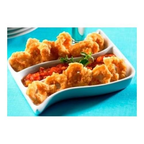 Phillips Foods Breaded Calamari Rings, 9 ounce bag -- 16 per case.