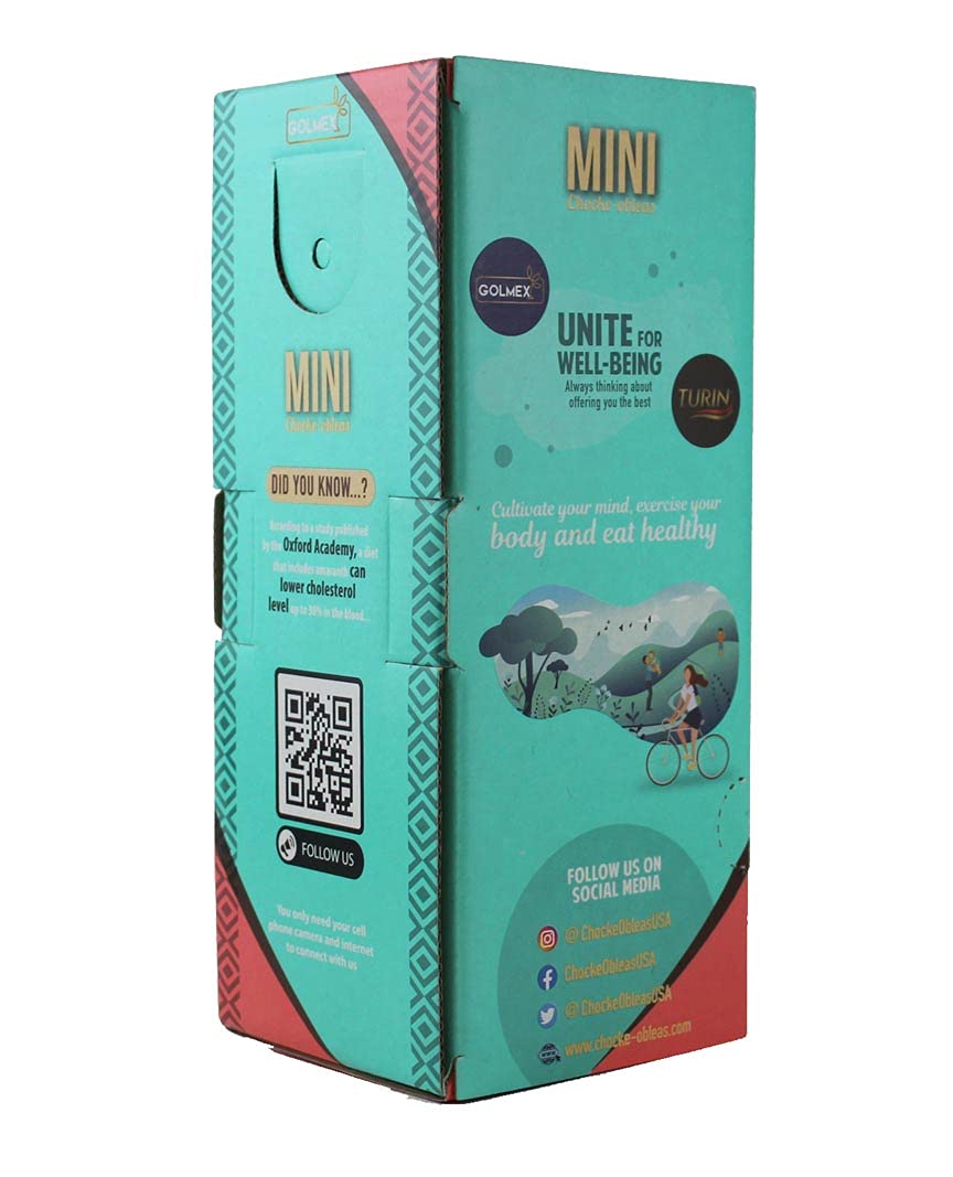 Chocke-Obleas Amaranth Wafer filled with Sugar Free Turin chocolate (Pack of 10) / Chocke-Obleas de Amaranto rellenas de chocola