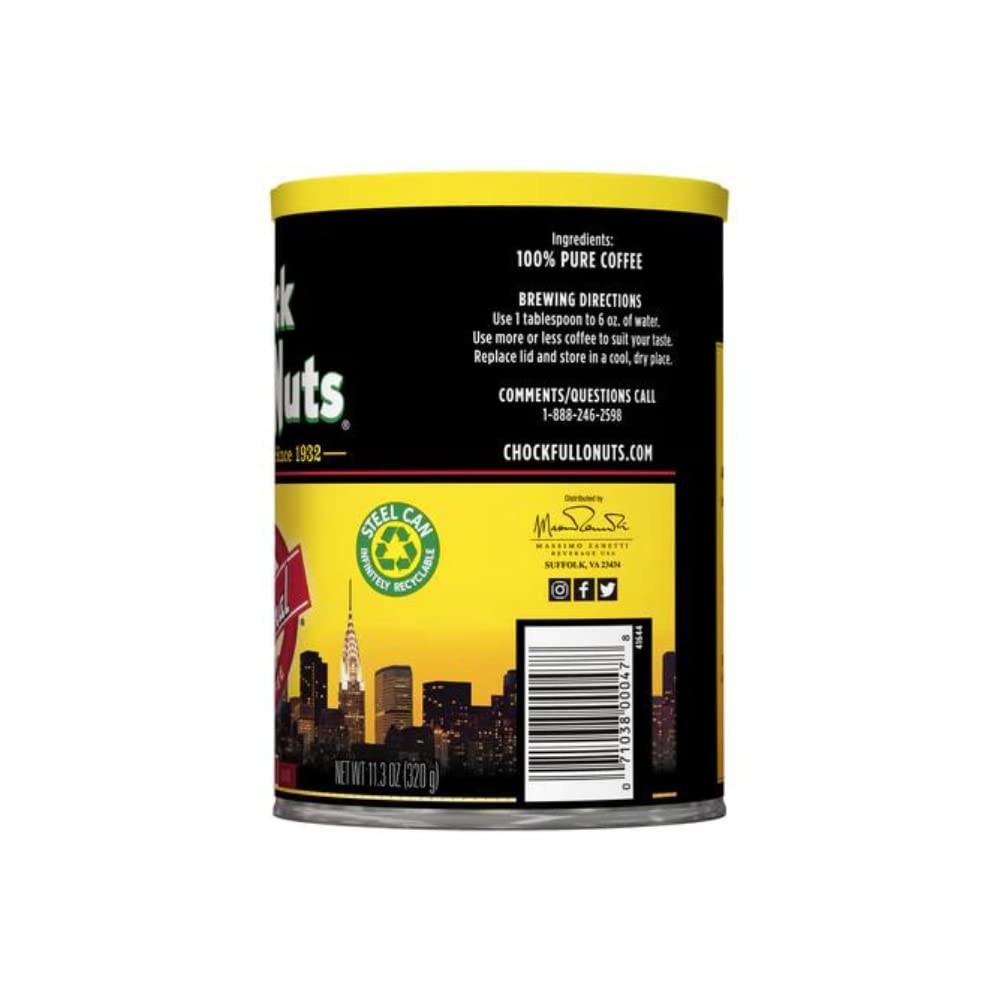Chock Full O'Nuts Original, Coffee, 11.3 Oz