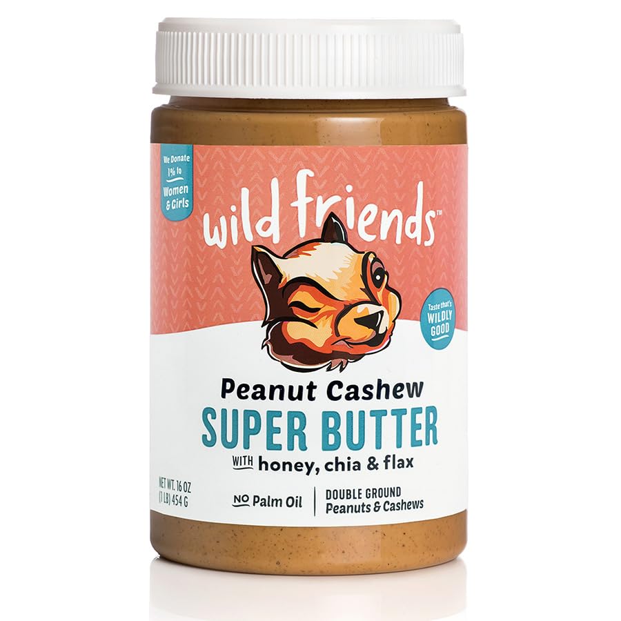 Wild Friends Super Butter Pnut Cashew Pack Of 6 Size 16 Oz (Gluten Free Gmo Free Kosher)