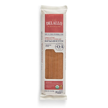 Delallo Whole Wheat Spaghetti #4, 1 Pound (Pack Of 16)
