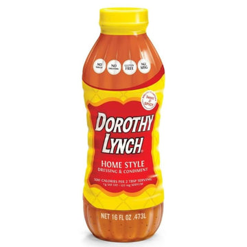 Dorothy Lynch Home Style Dressing | 4 Pack Of 16 Oz Bottles | Sweet & Spicy | Thick & Creamy | Salads, Dips, Sauces & Marinades