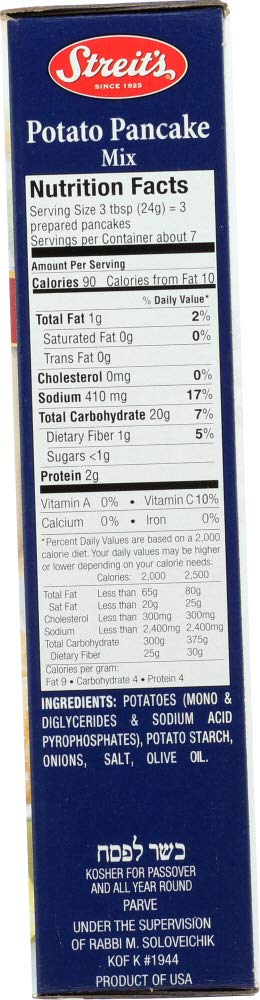 Streits Potato Pancake, 6-Ounce Units (Pack of 12)