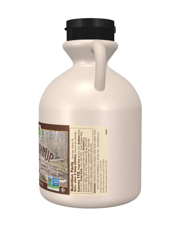Now Foods, Certified Organic Maple Syrup, Grade A Dark Color, Certified Non-Gmo, Pure, Robust Taste, 64-Ounce