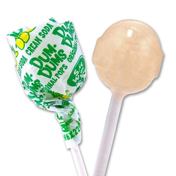 Dum Dums Lollipops Cream Soda Flavor 1-50 Ct Bag